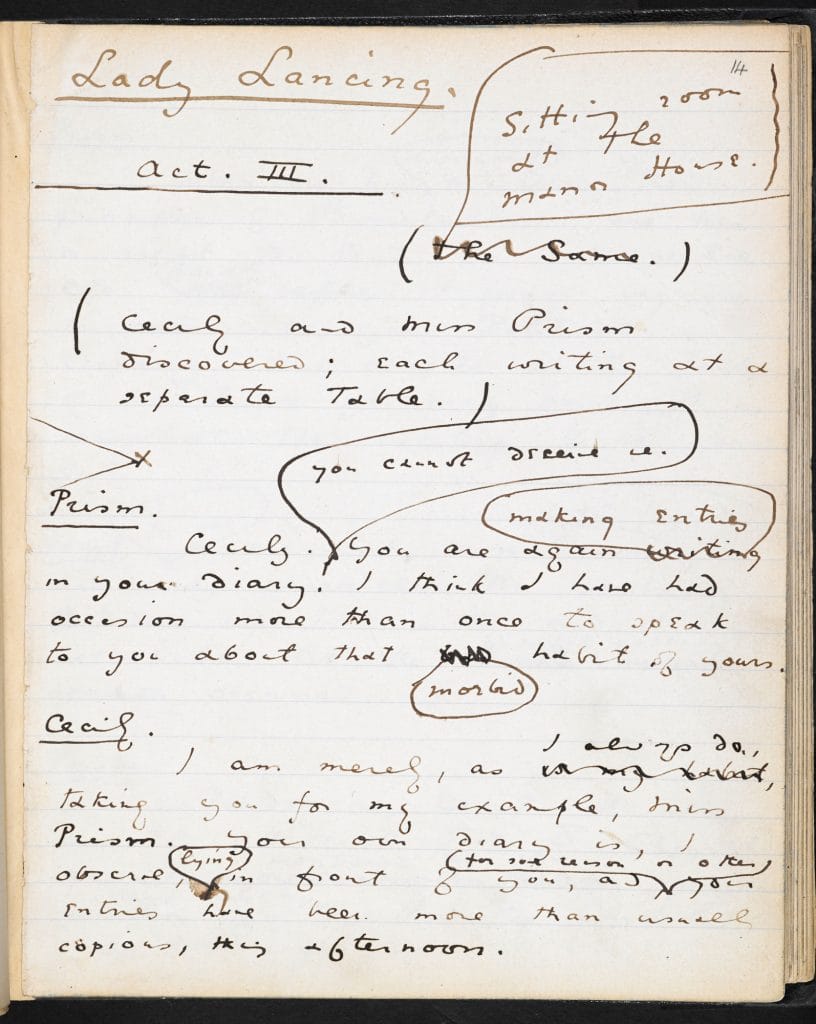 The Importance Of Being Earnest Character Chart